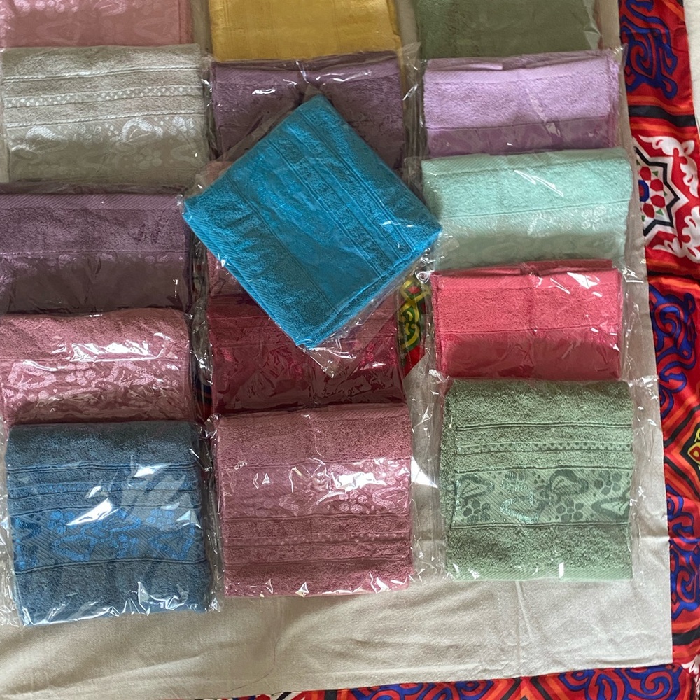 Luxury Multicolor Bath Towel Set